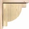 Ekena Millwork Alpine Rough Sawn Corbel w/Backplate, Douglas Fir, 6"W x 12"D x 12"H COR06X12X12ALP01RDF - alternate 4